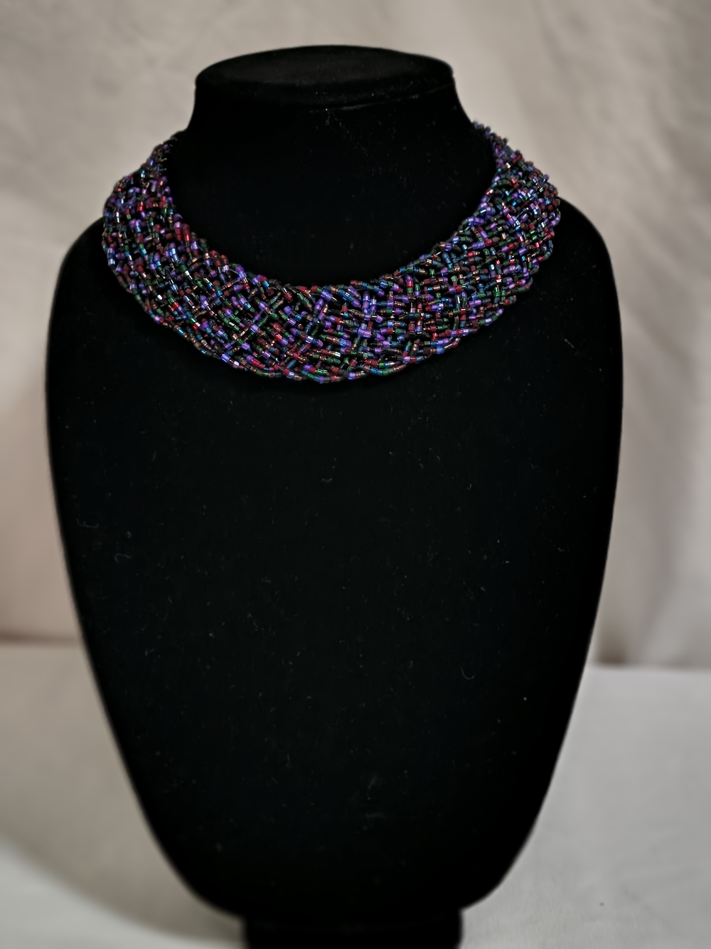Multicolor Plastic Tube Collar Necklace - Women Jewelry